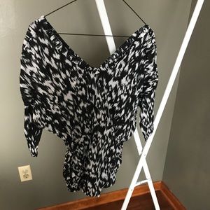 EXPRESS low cut shirt.